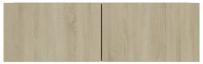 vidaXL Έπιπλα Τηλεόρασης 4 τεμ. Sonoma Δρυς 100x30x30 εκ. Επεξ. Ξύλο