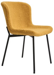 Καρέκλα Melina Λάιμ 48 x 59 x 80, Χρώμα: Λάιμ, Υλικό: Μέταλλο, Ύφασμα