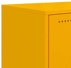 Έπιπλο Τηλεόρασης Μουσταρδί Κίτρινο 68,5x39x60,5 εκ. από Ατσάλι - Κίτρινο