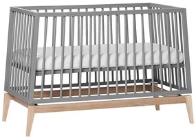 Leander κούνια Luna 140x70cm Grey Oak