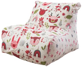 Art. 2011PF Pouf bebe ύψος 40 cm και μήκος 55 cm και φάρδος 45 cm BEAUTY HOME FL Κόκκινο Art 2011