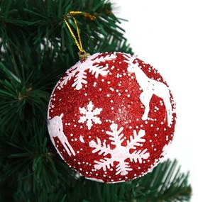 Σετ Χριστουγεννιάτικες Μπάλες 8cm 3τμχ - Christmas Balls 3pcs-036036-195939