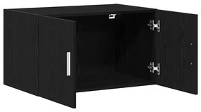 vidaXL Ντουλάπα Τοίχου Επιτοίχιο Μαύρη δρυς 70 x 42.5 x 40 εκ.