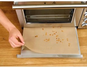 Σετ Αντικολλητική Μεμβράνη Ψησίματος για Air Fryer NoStik 1EEE531, 31x40/33x40 cm, Επαναχρησιμοποιήσιμα, Μπεζ
