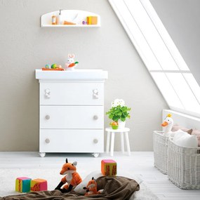 Μπανάκι - αλλαξιέρα PALI Orsetto 76x45x90cm