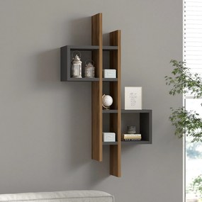 Wall Shelf Emse - Oak, Anthracite Oak
Anthracite