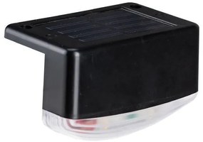 Απλίκα Γωνιακή με Ηλιακό Panel 3000Κ IP44 PVC Μαύρο 145-20816 Eurolamp-145-20816-Μαύρο 145-20816