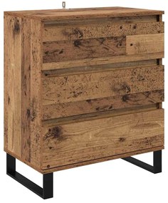 vidaXL Πλαϊνό γραφείο Παλιό Ξύλο 60 x 35 x 70 cm Επεξεργασμένο ξύλο