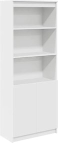 vidaXL Ντουλάπι Λευκό 70x35x180 εκ. από Επεξεργασμένο Ξύλο