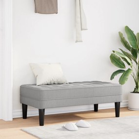 vidaXL Παγκάκι Cloud Γκρι 113x57x39 εκ. Υφάσματος