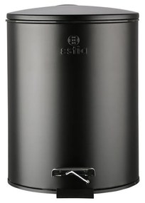 ESTIA ΧΑΡΤΟΔΟΧΕΙΟ ΜΠΑΝΙΟΥ CLASSIC SOFT CLOSE 5lt ΜΑΤ ΜΑΥΡΟ