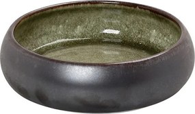 PEBBLE ΜΠΩΛ ΣΤΡΟΓΓΥΛΟ ΚΑΦΕ-ΠΡΑΣΙΝΟ 16,5Χ16,5Χ5ΕΚ