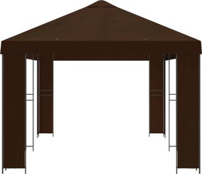 vidaXL Κήπος Γκαζebo 6 x 3 m Καφέ Πολυεστέρας και Χάλυβας 190