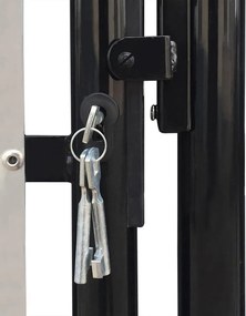 vidaXL Πόρτα με Μονή Πόρτα Μαύρη 100x75 εκ.