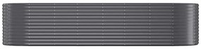 vidaXL Ζαρντινιέρα Ανθρακί 322x40x68 εκ Γαλβανισμένος χάλυβας