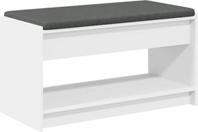 vidaXL Παγκάκι Χαλωρίου Λευκός 83 x 38 x 45 εκ