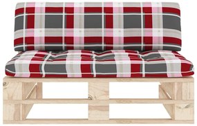 vidaXL Καναπές Κήπου Μεσαίος από Παλέτες Εμποτισμένο Ξύλο Πεύκου