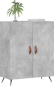 vidaXL Ντουλάπι Γκρι Σκυροδέματος 69,5x34x90 εκ. Επεξεργασμένο Ξύλο