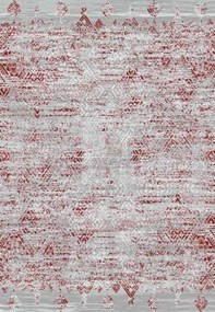 Χαλί SHINY VELVET 6045/Light Grey Red &#8211; 200×290 cm 200X290 LIGHT GREY-RED