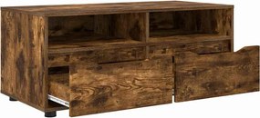 vidaXL Ντουλάπι TV Καπνιστό Δρύς 100 x 48 x 43 εκ. Επεξεργασμένο ξύλο