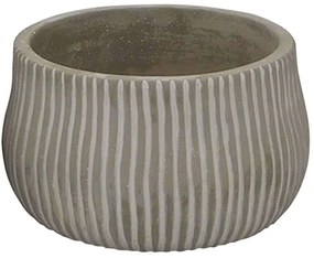 Κασπώ Γραμμές 06-00-23408 Φ16,5x9cm Grey Marhome Ceramic