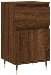 vidaXL Ντουλάπια 2 τεμ. Καφέ Δρυς 40x35x70 εκ. από Επεξεργασμένο Ξύλο