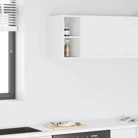 vidaXL Κρεμαστό ντουλάπι Λευκό 20 x 29,5 x 40 εκ. Επεξεργασμένο Ξύλο