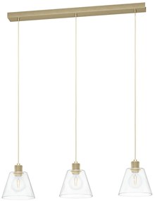 Φωτιστικό Κρεμαστό Eglo 43634 COPLEY Χρυσό Χρώμα (Gold Coloured)