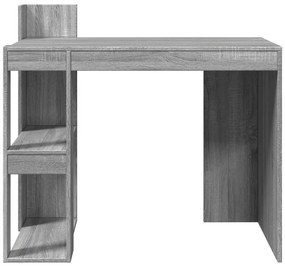 vidaXL Γραφείο Γκρι Sonoma 103,5x56,5x94 εκ. από Επεξεργασμένο Ξύλο