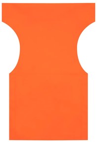 Αδιάβροχο πολυεστερικό πανί Megapap για πολυθρόνα σκηνοθέτη σε χρώμα πορτοκαλί 56x44x80εκ.