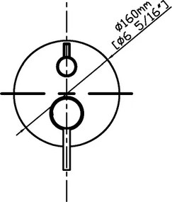 Karag Artemis BM34F02C Cromo - Μίκτης εντοιχισμού 2 εξόδων