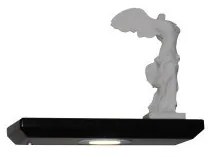 Απλίκα Φωτιστικό Τοίχου LED 3W Reading Light Ράφι 30cm Rowan Homelighting-77-4054-Λευκό 77-4054