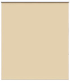 Roller Blind Blackout Μπεζ 130x130 cm Πλάτος υφάσματος 126,6cm