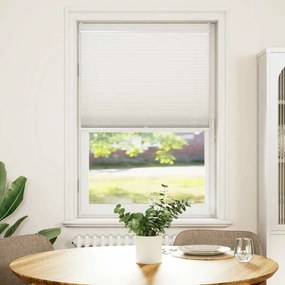 vidaXL Πλισέ στόρι σκίασης 80x125cm Λευκό