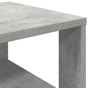Ράφι παπουτσιών Γκρι μπετόν 61x32x70 cm Κατασκευασμένο ξύλο - Γκρι