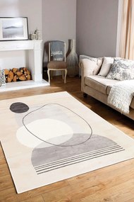 Χαλί Woobtny 0120 Cream-Grey Conceptum Hypnose 60X100