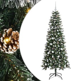 vidaXL Τεχνητό Χριστουγεννιάτικο Δέντρο με 300 LED Πράσινο 180 cm