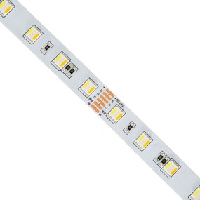 GloboStar® 70263 Ταινία LED SMD 5050 RGBW + WW 5in1 5m 24W/m 60LED/m 120° DC 24V IP20 2400lm/m Πολύχρωμη RGB - Ψυχρό Λευκό 6000K - Φυσικό Λευκό 4500K - Θερμό Λευκό 2700K - 5 Χρόνια Εγγύηση