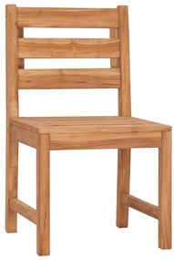 vidaXL Καρέκλες Κήπου 8 τεμ. από Μασίφ Ξύλο Teak