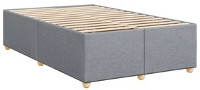 ΚΡΕΒΑΤΙ BOXSPRING ΜΕ ΣΤΡΩΜΑ ΑΝΟΙΧΤΟ ΓΚΡΙ 120X190 ΕΚ. ΥΦΑΣΜΑΤΙΝΟ 3286633