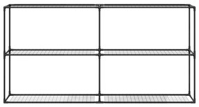 vidaXL Ράφι φυτών 3 επιπέδων Μαύρο 200 x 32 x 104 εκ. Ατσάλι