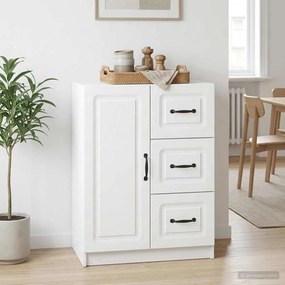 vidaXL Πλαϊνό γραφείο Λευκό 66 x 34,5 x 87 εκ. Επεξεργασμένο Ξύλο