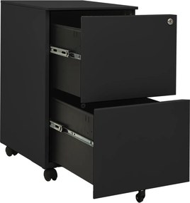 vidaXL Αρχειοθήκη Φορητή Ανθρακί 39 x 45 x 67 εκ. Ατσάλινη