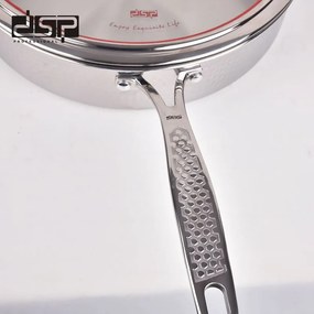Τηγάνι ανοξείδωτο με καπάκι - 2.7L - CS001-C24 - DSP - 562519