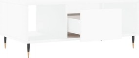 vidaXL Τραπεζάκι Σαλονιού Λευκό 90 x 50 x 36,5 εκ. Επεξεργασμένο Ξύλο