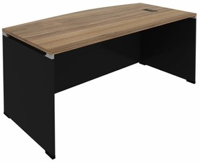 Τραπέζι γραφείου Mesa D107, 75x180x80cm, 55 kg, Γκρι, Sonoma οξιά | Epipla1.gr