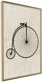 Αφίσα - Penny-Farthing - 20x30 - Χρυσό - Χωρίς πασπαρτού