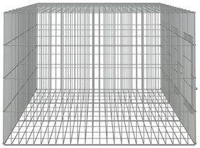 vidaXL Κλουβί Κουνελιών 3 Πάνελ 163x79x54 εκ. από Γαλβανισμένο Σίδερο
