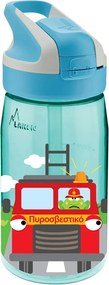Παγούρι 450ml Με Καλαμάκι Laken Οχήματα