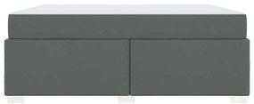 vidaXL Σκελετός Κρεβατιού Άλλο Σκούρο γκρι 180 x 200 cm ύφασμα